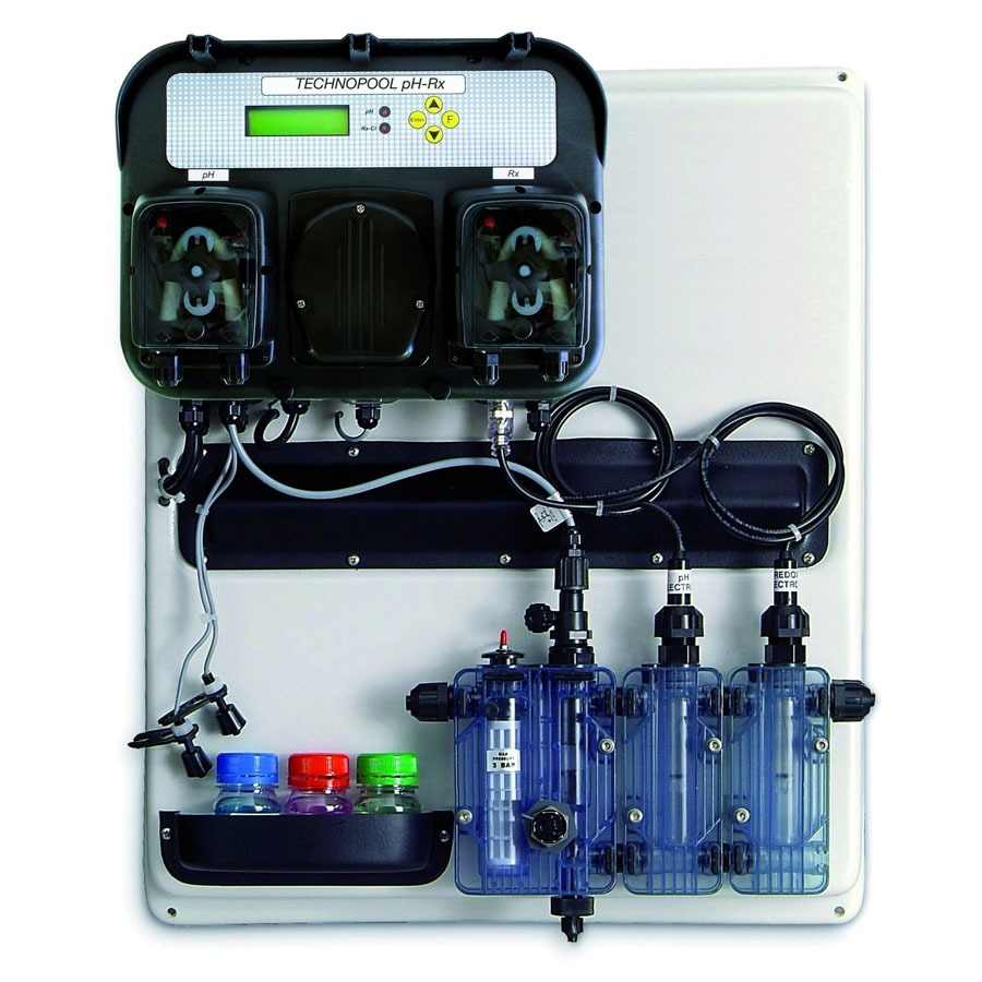 Дозирующая система для контроля воды в плавательных бассейнах А-TECHNOPOOL TEMP-PH-RX