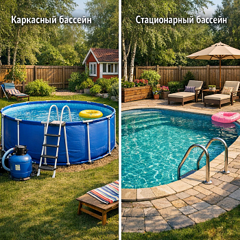 Каркасные бассейны — временный вариант или полноценная альтернатива стационарным?